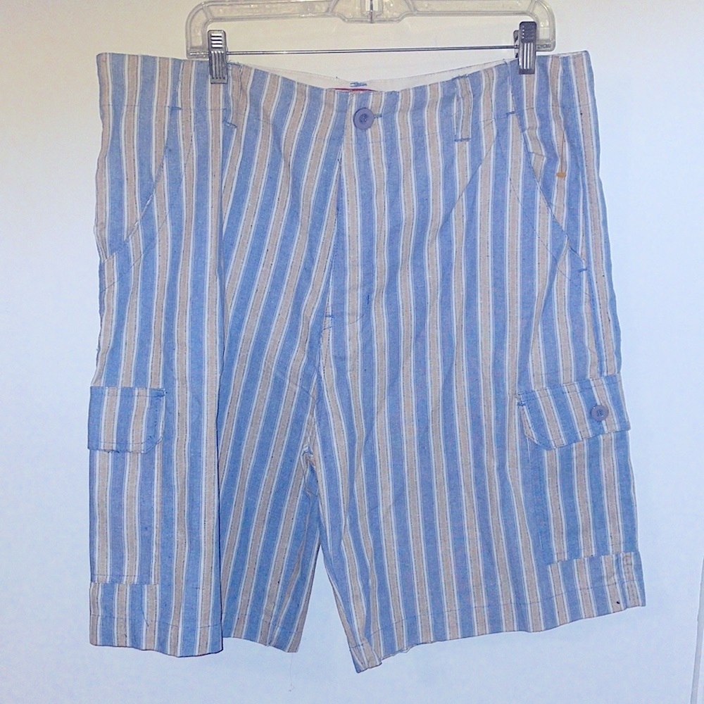 Non stop Sofitch stripped cotton long shorts size 38
